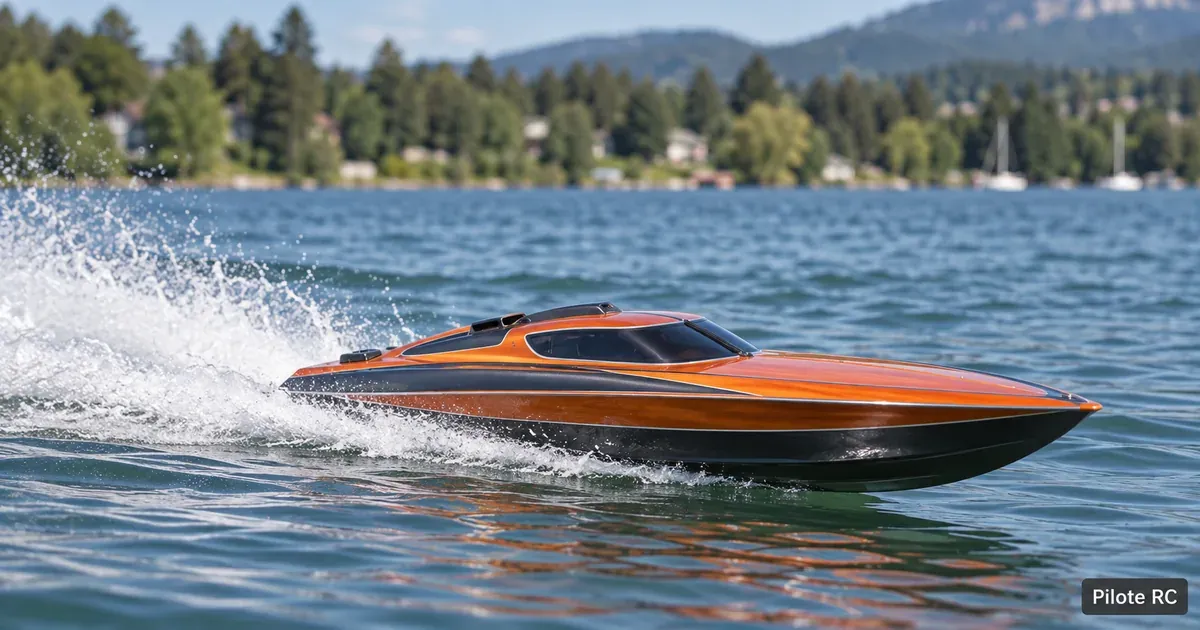 Bateau RC bois