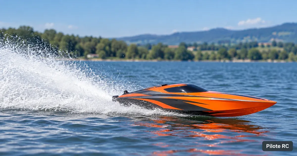 Bateau RC rapide