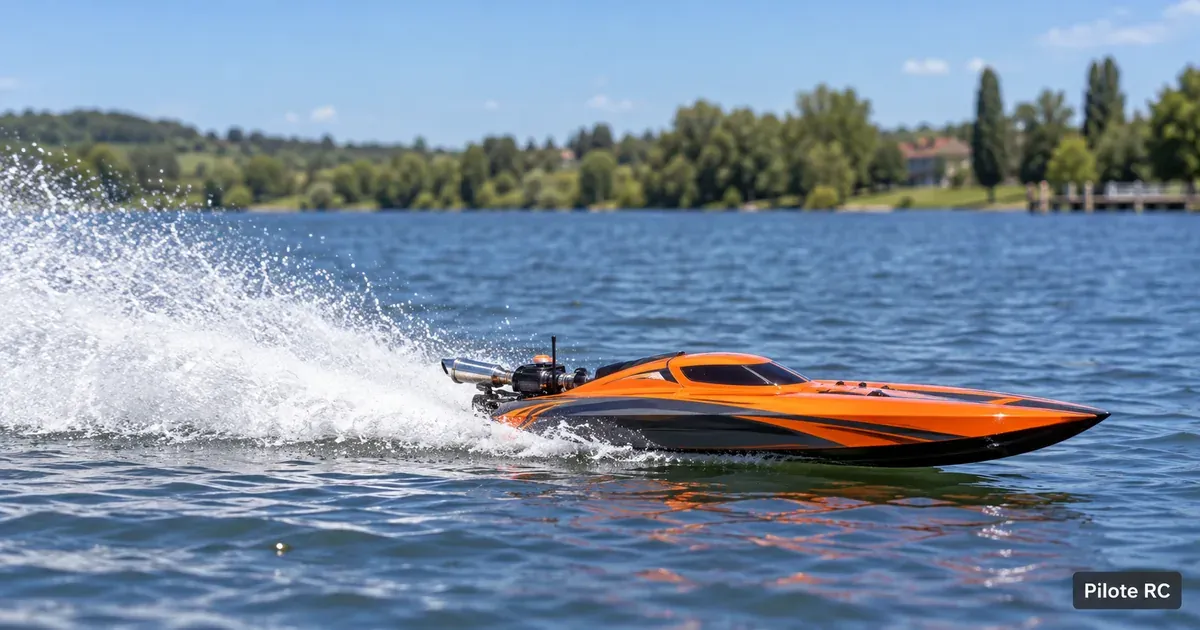Bateau RC thermique